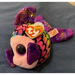 Ty Beanie Boos FLIPPY Fish 7"‎ Plush
